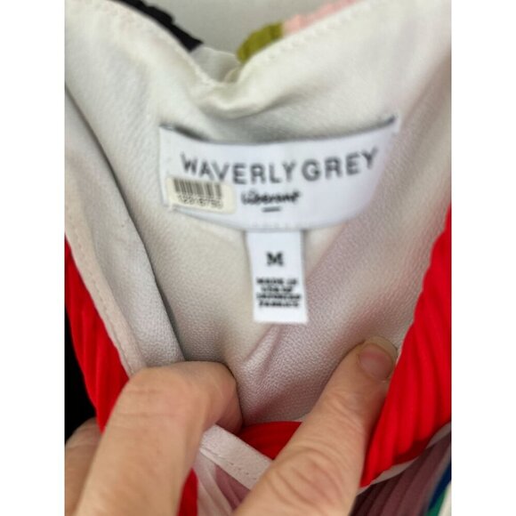 WAVERLY GREY Liberant pleated colorful cocktail dress - Picture 9 of 12